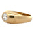 14y Gents LAB GROWN diamond solitaire ring