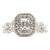 Emerald Cut Diamond White Gold Engagement Ring Zales Celebration Collection
