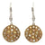 Meira T Diamond Drop 14 Karat Yellow & White Gold Disc Drop Earrings