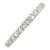 Diamond 14 Karat White Gold Eternity Wedding Band Ring Size 8.5