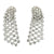 Cartier Rare Round Briliant Diamond Platinum Waterfall Drop Dangle Earrings