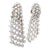 Cartier Rare Round Briliant Diamond Platinum Waterfall Drop Dangle Earrings