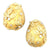 Diamond 18 Karat Yellow Gold Textured Leaf Earrings