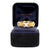 Tiffany & Co. Schlumberger Diamond 18 Karat Yellow Gold Rope Three-Row X Ring