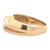Gent's Princess Cut Diamond 14 Karat Yellow Gold Solitaire Contemporary Ring