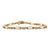 1.50 CTW Round Brilliant Diamond 14 Karat Yellow Gold Tennis Bracelet