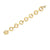 14 Karat Yellow Gold Stirrup Link Modern Bracelet