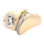 Contemporary Diamond 14 Karat Yellow Gold Band Ring