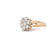 1.25 CTW Round Brilliant Cut Diamond 14 Karat Yellow Gold Cluster Ring