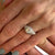Art Deco Diamond Platinum Engagement Ring Filigree Old European Cut